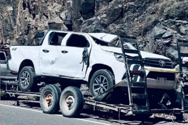 Susto en la Cordillera: Una familia oriunda de Iglesia volcó en el Paso Internacional de Agua Negra
