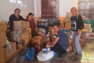 Cáritas San Juan continúa enviando ayuda solidaria para las familias afectadas por los temporales en Jáchal