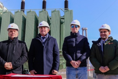 El gobernador Marcelo Orrego dio inicio a una obra clave para el futuro energético de San Juan