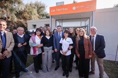 El Centro de Atención Primaria de la Salud de Las Tierritas en Albardón, fue ampliado y remodelado
