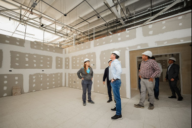 Orrego supervisó las obras del nuevo Hospital de Angaco: infraestructura de nivel para el Este sanjuanino