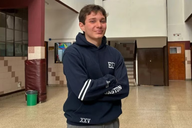 Un joven de Lanús quedó seleccionado entre los 10 mejores estudiantes del mundo y compite por el Global Student Prize
