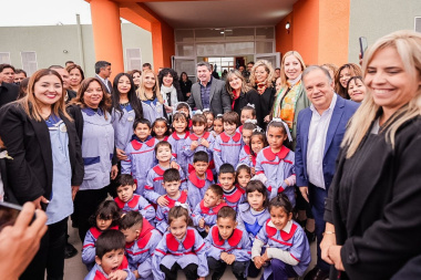 El gobernador Orrego inauguró una nueva escuela de Nivel Inicial en Pocito, la ENI N° 69 “Rinconcito de Luz”