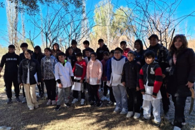 Estudiantes de la Agrotécnica de Huaco compartieron saberes y prácticas junto a la Escuela Alfredo Calcagno