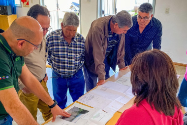 Minas Argentinas presentó un proyecto para reparar las defensas del Río Shuclian en Huaco, afectadas por el temporal
