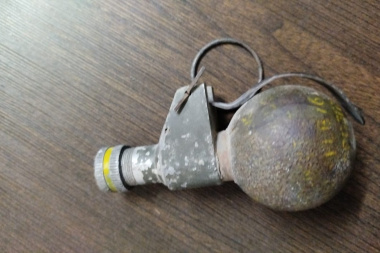 La Policía confirmó que la granada de guerra encontrada en Jáchal estaba entera y con carga explosiva