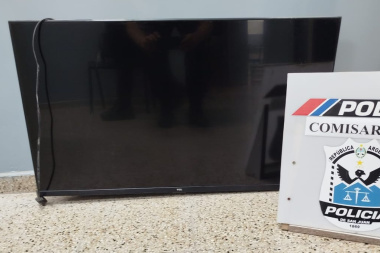 Un vecino devolvió un televisor que había comprado sin saber que era robado y la policía pudo resolver el caso