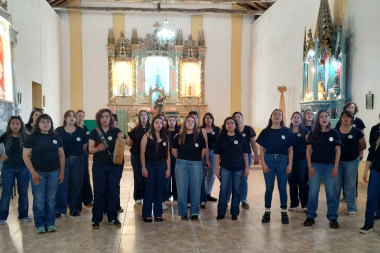 Jáchal se convirtió en escenario del Encuentro Interprovincial de Coros Femeninos, con grupos de San Juan y La Rioja