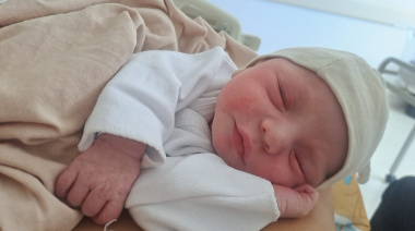 Nació Mingo Rafael Báez Godoy, el primer bebé del 2026 en Jáchal y posiblemente el primero en San Juan