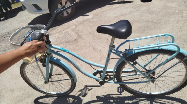 Luego de una denuncia y tareas investigativas, la Policía encontró una bicicleta sustraída en el barrio Virgen de Fátima