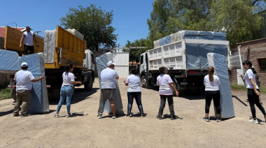 Tras el fuerte temporal, el Ministerio de Familia asistió a más de 140 familias de Ullum, Pocito y departamento Caucete
