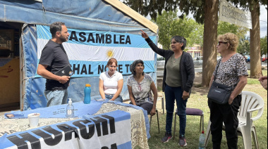 El diputado nacional Maximiliano Ferraro visitó Jáchal y se reunió con integrantes de la Asamblea Jáchal No Se Toca