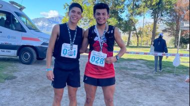 Los atletas Elías Muñoz y Yoel Giménez se destacaron en el Campeonato Nacional de Trail Running-Classic en Tafí del Valle