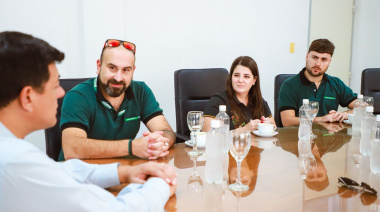 El intendente Matías Espejo se reunió con el nuevo equipo de trabajo de relaciones comunitarias de Minas Argentinas