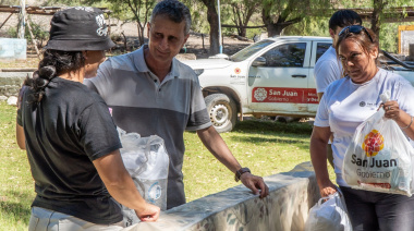 Confirmaron que en los próximos días comenzará a normalizarse la entrega de módulos alimentarios en todo San Juan