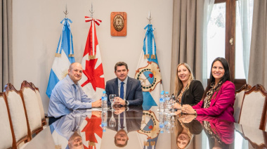 El gobernador Marcelo Orrego recibió al embajador de Canadá y avanzan en vínculos estratégicos con foco en la minería