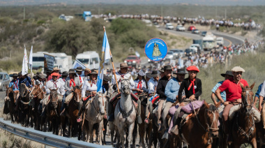 La multitudinaria Cabalgata de la Fe 2023 legó a la Difunta Correa rn Vallecito y estrenó un predio completamente renovado