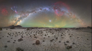 San Juan se luce a nivel mundial con una foto del cielo de Ischigualasto ganadora de un certamen prestigioso internacional