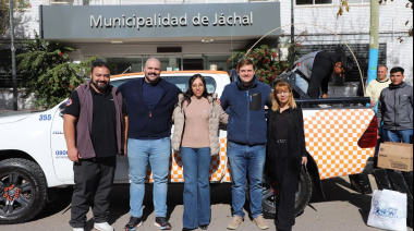 La Municipalidad de Jáchal recibió equipamiento e insumos para los talleres destinados a personas mayores en todo el departamento