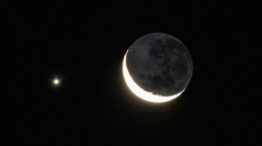 El cielo regaló un espectáculo único: Matías Castro capturó la alineación de la Luna, Mercurio, Venus y Júpiter desde Jáchal