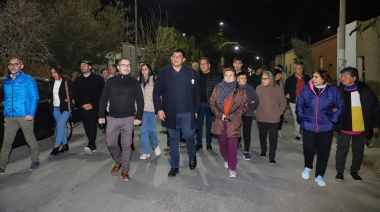 Jáchal inauguró la pavimentación e iluminación LED de calles Sarmiento y Rawson y transformó un sector clave del casco urbano