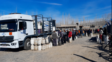 Confirmaron que más de 500 familias accedieron a la Garrafa Hogar durante un nuevo operativo en diferentes localidades de Jáchal