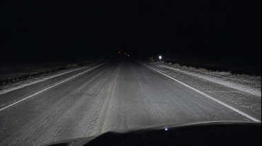 Vialidad Nacional pidió evitar la circulación nocturna en las rutas que conectan con Jáchal por hielo, nieve y baja visibilidad