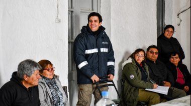 Mogna avanza hacia una solución para su sistema de riego con obras inmediatas y el proyecto de una toma definitiva sobre el río