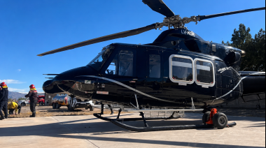 Confirman el siniestro del helicóptero que participaba de una capacitación en Valle Fértil: la aeronave llevaba siete ocupantes