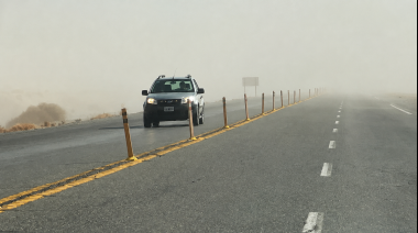 El viento Zonda vuelve a Jáchal: Rige una alerta amarilla y anticipan fuertes ráfagas durante la tarde de este miércoles