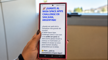 Los jachalleros podrán participar de manera virtual del NASA Space Apps Challenge que tendrá sede en San Juan