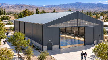 Jáchal tendrá un nuevo polideportivo escolar en la Escuela Videla Cuello con, una inversión superior a los $1.283 millones