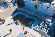 Inauguraron el Pasaje la Plaza: Un nuevo espacio de recreación y deporte para la familia de Jáchal