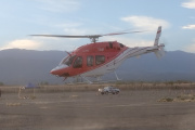 El helicóptero de la provincia realizó un vuelo de emergencia para trasladar a un paciente delicado al Hospital Rawson