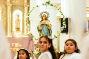Bajo el lema “María, peregrina de esperanza”, avanzan las noches de novena y solemnidad de la Inmaculada Concepción
