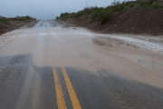 Vialidad Nacional informó que las rutas de ingreso y egreso a Jáchal se encuentran transitables con extrema precaución