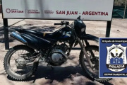 La Policía recuperó en Mogna una moto que había sido robada y posteriormente denunciada en Rivadavia en 2023