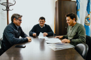 Un acuerdo entre el Municipio, Hidráulica y Veladero permitirá realizar trabajos clave para mejorar el sistema hídrico de Mogna