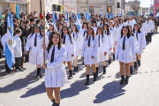 Más de 500 estudiantes protagonizaron la mayor Promesa y Reafirmación de Lealtad a la Bandera realizada en la historia de Jáchal