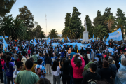 Video: La Plaza General San Martín se tiñó de celeste y blanco para celebrar el pase de Argentina a la final del Mundial 2026