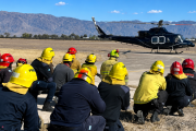 Intensa búsqueda de un helicóptero desaparecido en Valle Fértil: viajaban seis personas que participaban de un curso contra incendios forestales