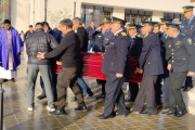 Jáchal despidió al comisario general Rubén Castro, uno de los héroes que perdió la vida en la tragedia aérea de Valle Fértil