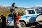 Llegaron hasta Ancaucha y otros puestos de Jáchal para asistir a familias que atraviesan dificultades propias de esta época del año