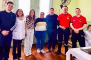 Alumnos de una escuela de Jáchal participaron de una jornada de prevención sísmica junto al Municipio y Bomberos