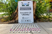 Operativo antidrogas en Jáchal: interceptaron a tres hombres que circulaban en un auto con 88 dosis de cocaína