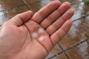 El granizo volvió a sorprender a Jáchal y alcanzó a las localidades de La Falda, Tres Esquinas, Pampa Vieja y San Isidro
