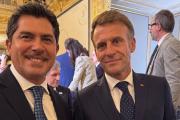 Orrego se reunió con Macron y aseguró que es “una oportunidad muy importante para seguir llevando a San Juan al mundo”