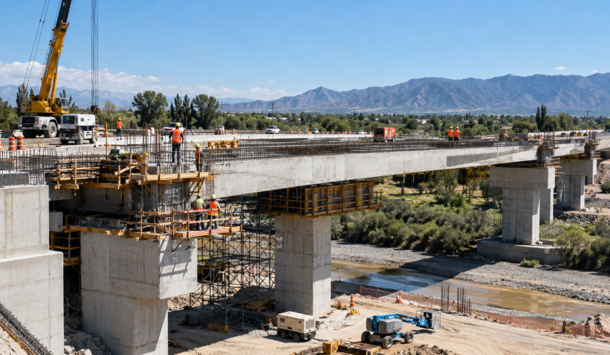 La Ruta 40 Norte tendrá cuatro puentes y tecnología antisísmica en una obra millonaria que mejorará la conexión con Jáchal