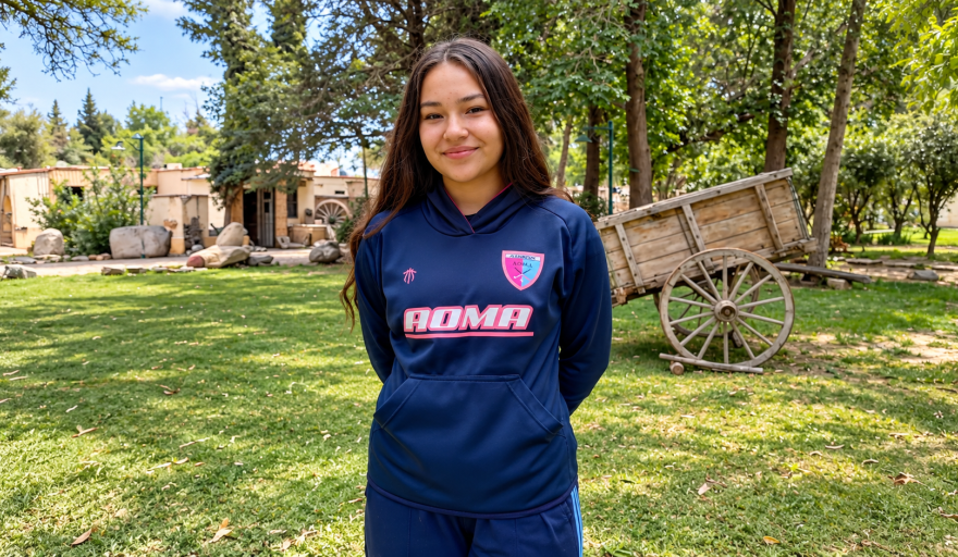 Con esfuerzo y sacrificio, la jachallera Malena Báez logró llegar a la Selección Argentina de Hockey Social