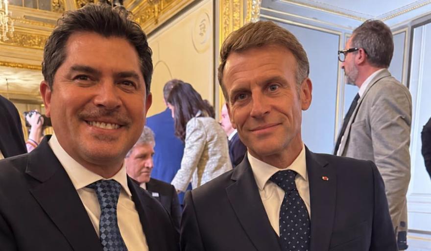Orrego se reunió con Macron y aseguró que es “una oportunidad muy importante para seguir llevando a San Juan al mundo”